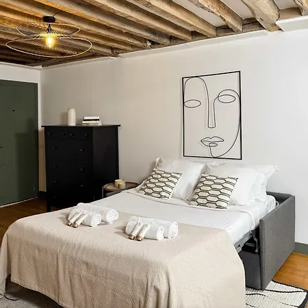 Unique Authentic In Le Marais Apartment *