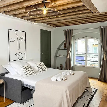 Apartment Unique Authentic In Le Marais *